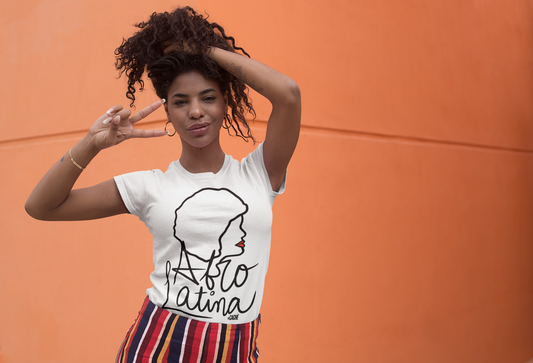 Afro Latina T-Shirt, Dominican Tshirt, Puerto Rico, Cuba