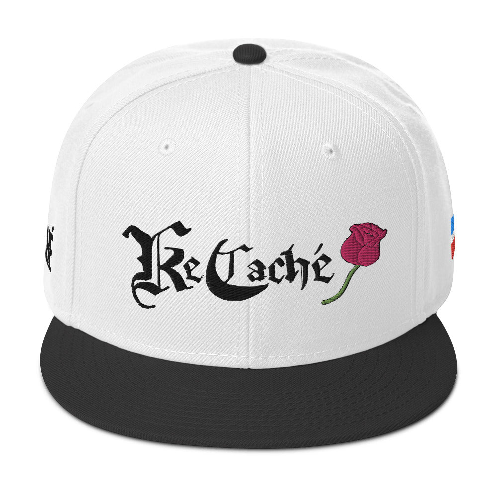 KeCaché Medieval Pink Rose Snapback Hat