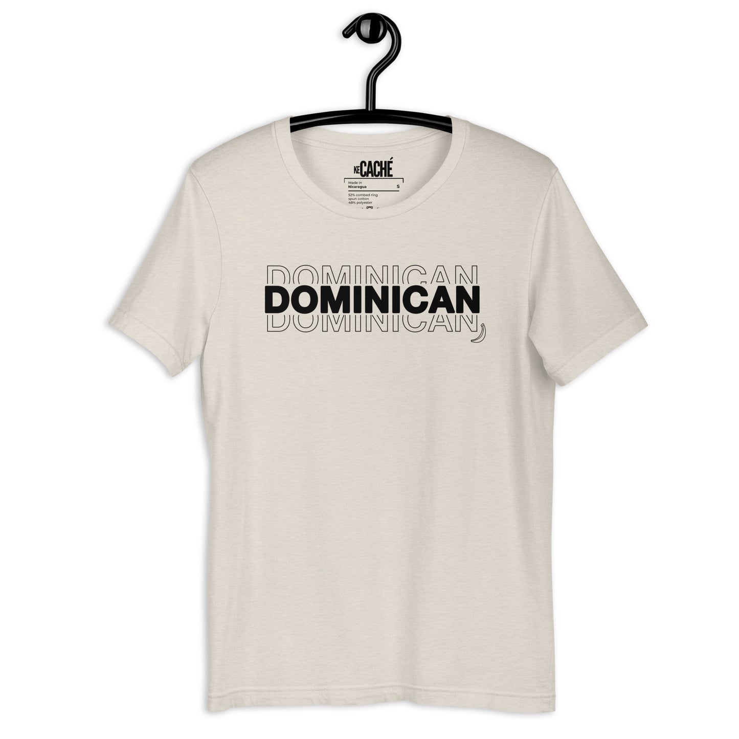 KeCaché Minimalist 'Dominican' T-Shirt - Proudly Represent Your Heritage