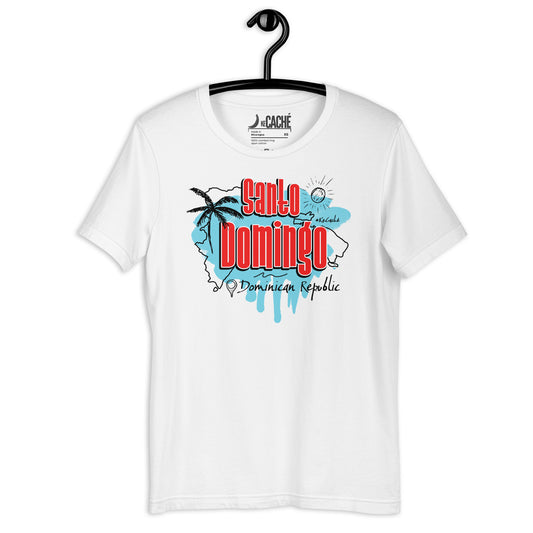 KeCaché Santo Domingo Dominican Republic White T-Shirt: Tropical Charm