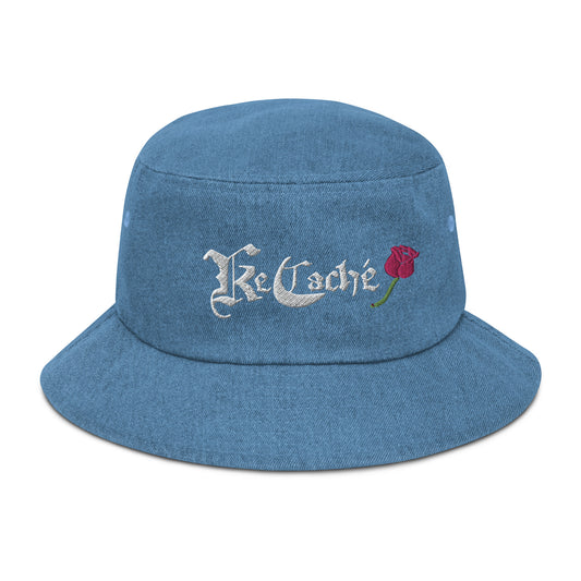 KeCaché | Medieval Rose denim bucket hat