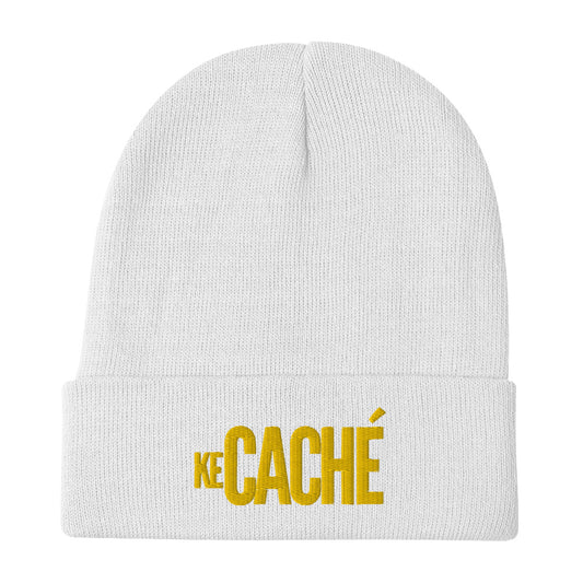 KeCaché | KC Gold Embroidered Beanie