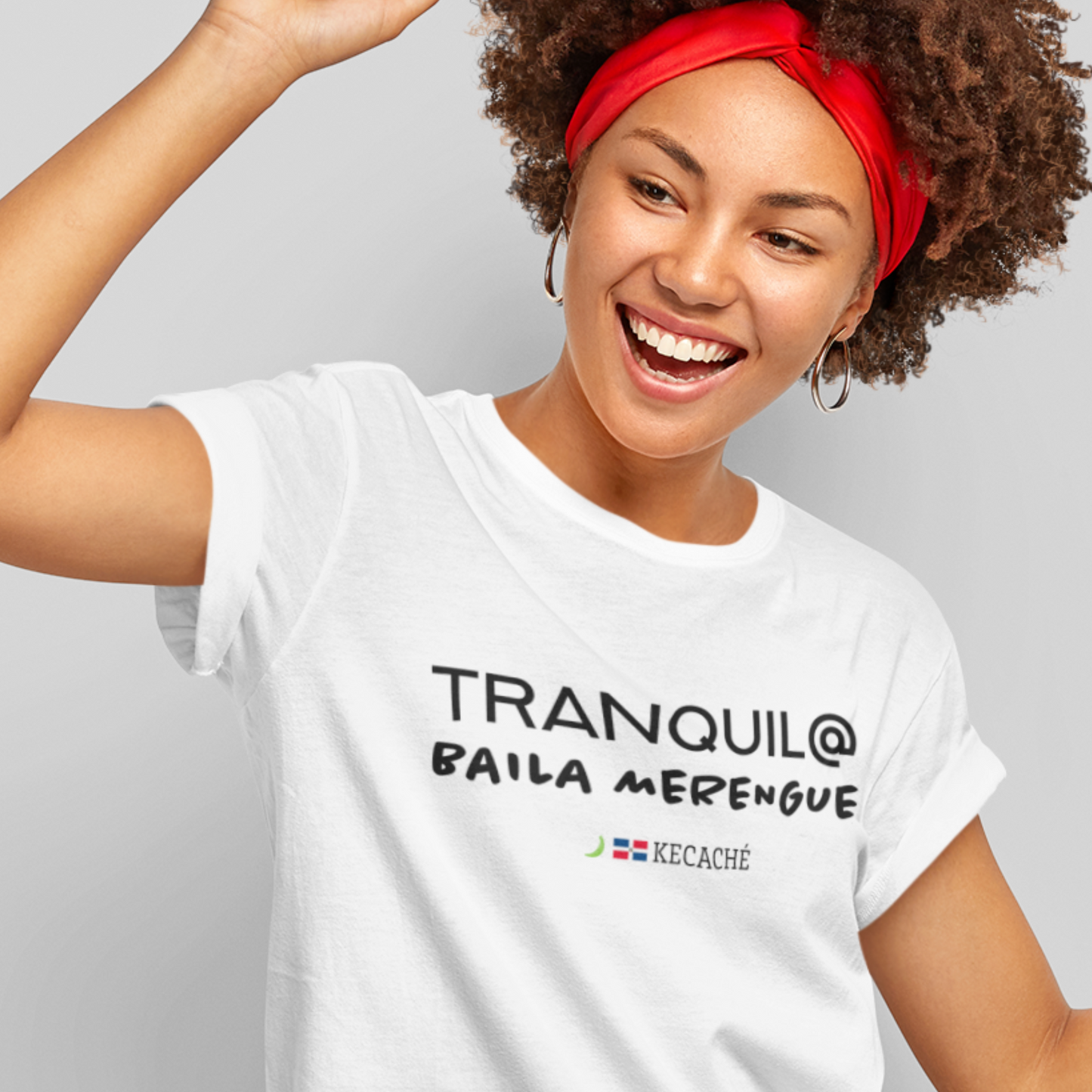 Tranquil@ Baila Merengue Dominican tshirt