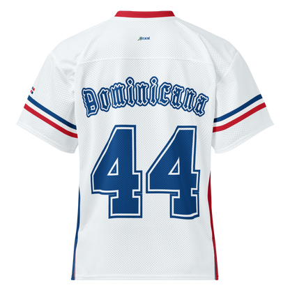 KeCaché | Dominican Republic Independence American Football Jersey (1844 Tribute)