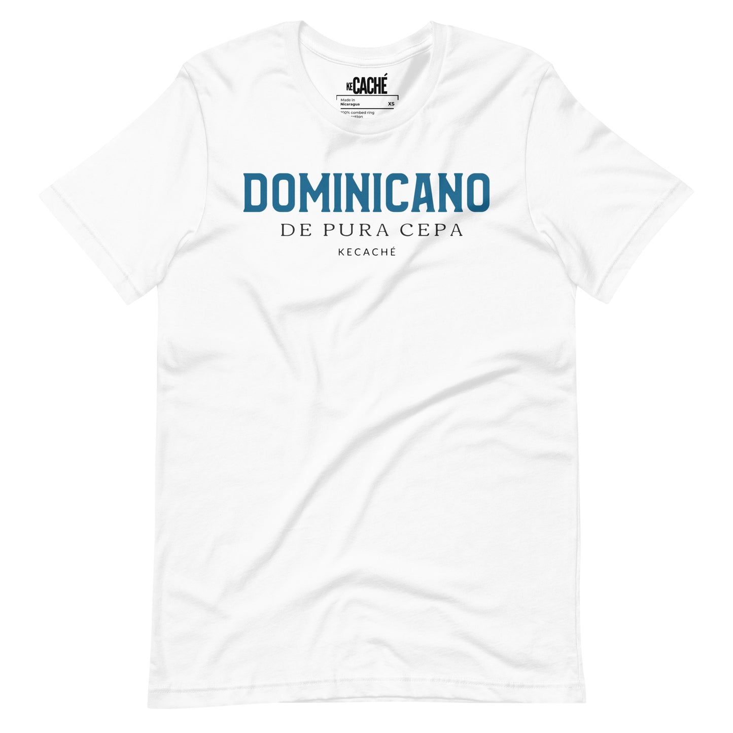 KeCaché "Dominicano de Pura Cepa" White T-Shirt - Embrace Your Dominican Heritage