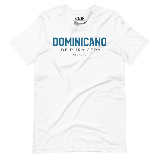 KeCaché "Dominicano de Pura Cepa" White T-Shirt - Embrace Your Dominican Heritage