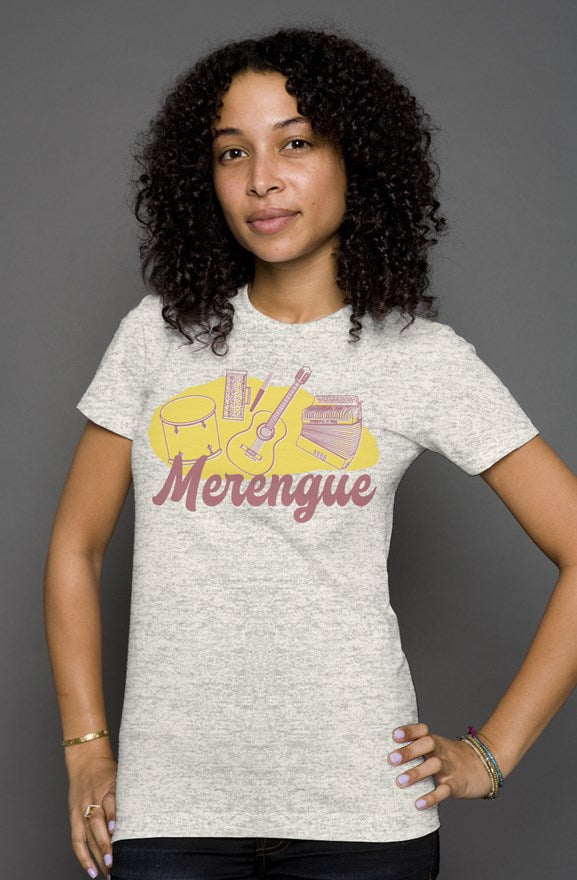 KeCaché |Light Gray Merengue Instruments Women's Tshirt v2