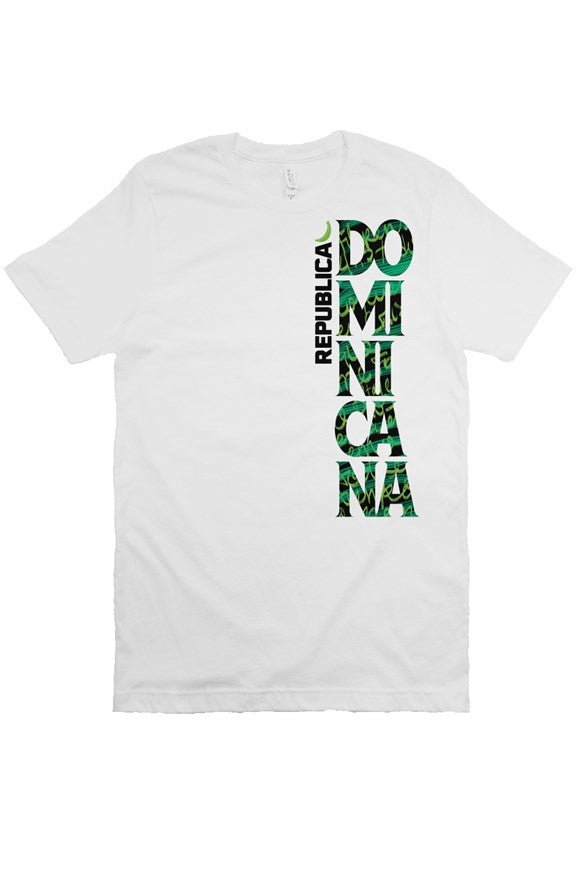 KeCaché | Republican Dominicana Green Scribbled Dominican T-Shirt in white