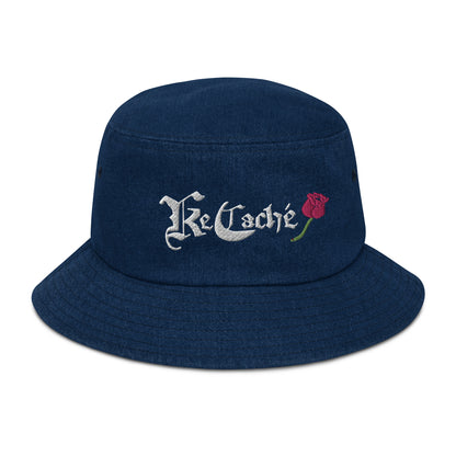 KeCaché | Medieval Rose denim bucket hat