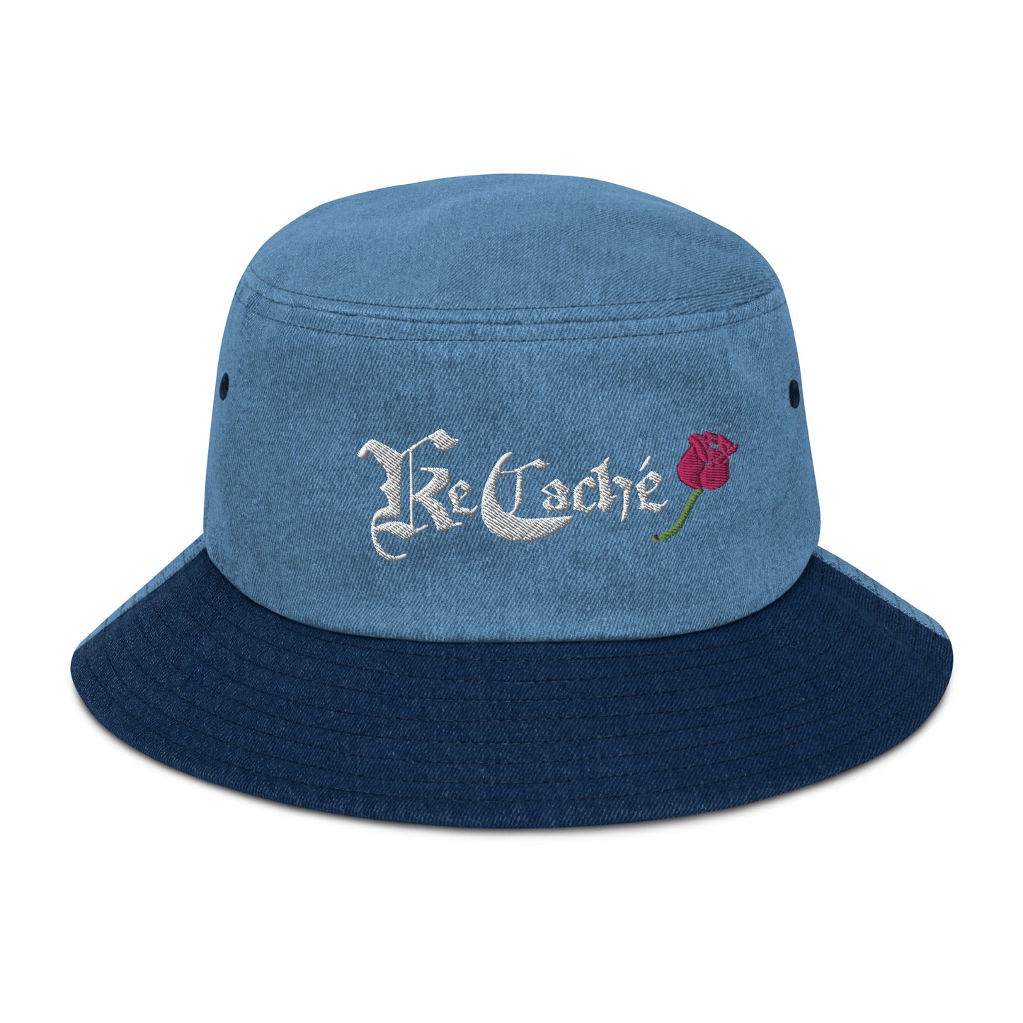 KeCaché | Medieval Rose denim bucket hat